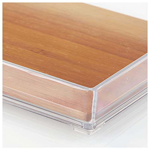Bamboo Vanity Tray Guest Towel Board for Cosmetics