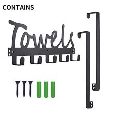 The Door Towel Rack Holders Heavy-Duty Organizer