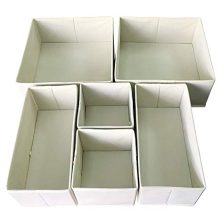 Foldable Cloth Storage Box Closet Dresser for Underwear, Bras, Socks