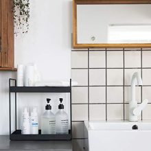 Space-Saving Marvel: 2-Tier Standing Rack for Countertop Storage
