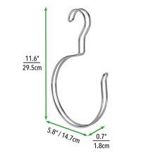 Metal Loop Hooks for Ties, Belts, Scarves
