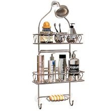 Upgraded! GeekDigg Bathroom Hanging Shower Head Caddy Organizer