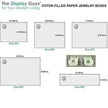 25-Pack Swirl White Jewelry Boxes - Perfect Packaging for Your Precious Gems and Gifts 💍