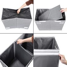 Effortless Laundry Sorting and Storage with Smart Elf Double Laundry Hamper in Linen Grey