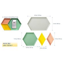 MCleanPin Trinket Dish, Unbreakable Geometric Vanity Tray