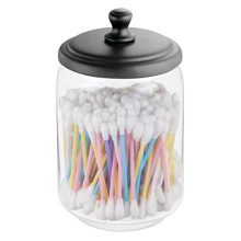 Modern Glass Bathroom Vanity Countertop Storage Organizer