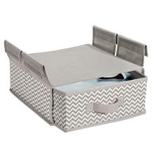 Soft Fabric Over Closet Shelving Hanging Storage Organizer