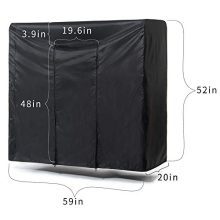 Garment Rack Cover 59" Clothes Rack Cover for Storage