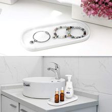 Emibele Jewelry Organizer Oval Resin Tray