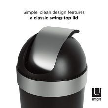 Umbra Venti 16.5-Gallon Swing Top Kitchen Trash Can
