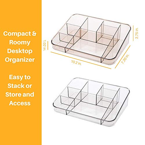 Tray Cosmetic Display Case Brush Holder Storage Box