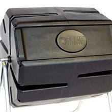 FCMP Outdoor Roto Tumbling Composter, Black
