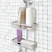 Splash Home Aluminum Kohala Shower, Caddy Bathroom Hanging