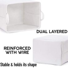 Every Deco Rectangular Storage Bin Laundry Basket
