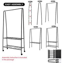 Clothes Rack Clothing Racks on Wheels