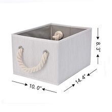 StorageWorks Storage Bins With Cotton Rope Handles
