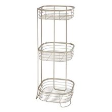 iDesign Forma Metal Wire Corner Standing Shower Caddy