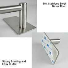 NearMoon Self Adhesive Bathroom Towel Bar- Stainless Steel