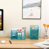 PAG Office Supplies Mesh Desk Organizer Set