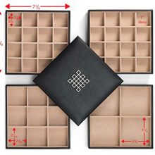 Glenor Co Earring Organizer Tray - 4 Stackable Trays