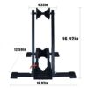 Bike Folding Stand Floor Parking Rack Alloy Bicycle Holder