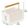 Plastic Portable Storage Organizer Kitchen Caddy Tote