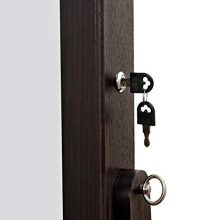 SONGMICS 6 LEDs Mirror Cabinet Armoire