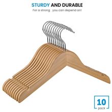 High-Grade Wooden Childrens/Kids Hangers (10 Pack)