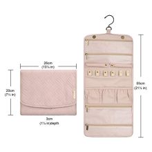 Foldable Jewelry Roll with Hanger for Journey-Rings
