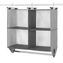Whitmor 4 Section Fabric Closet Organizer Shelving