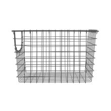 Spectrum Diversified Scoop Wire Basket, Vintage-Inspired Steel Storage