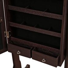 SONGMICS 6 LEDs Mirror Cabinet Armoire