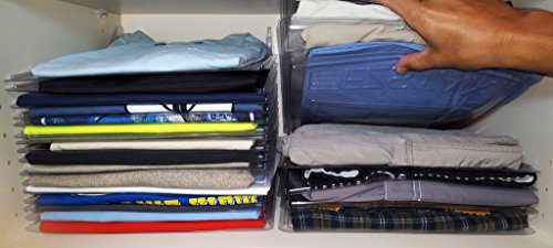 EZSTAX Closet Organizer and Shirt Folder
