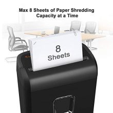 Bonsaii 8-Sheet Cross-Cut Paper Shredder