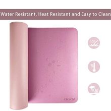 Purple/Pink Leather Desk Pad Dual Sided