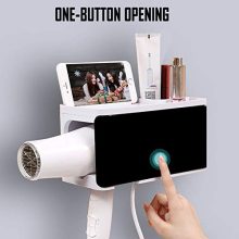 Multi-Function Hair Dryer Holder Storage Shelf