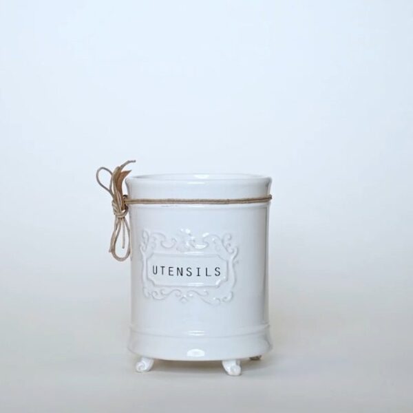 Mud Pie Circa Utensil Ceramic Holder