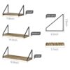 Floating Shelves Rustic Shelves Wall Mounted Set