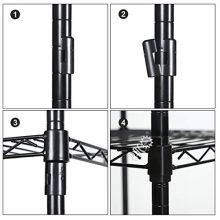 Heavy Duty Clothes Wardrobe Free-standing Closet Garment Rack