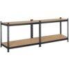 Topeakmart Heavy Duty 4 Level Garage Shelf Steel