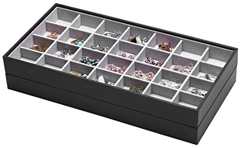 Magic Stackable Jewelry Trays - Elegant and Efficient Storage Solution for Your Precious Accessories! ✨