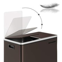 Metal Step Bin with Dual Compartments