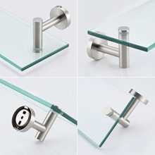 KES Glass Shelf for Bathroom Rectangular, 20-Inch Floating Shelves