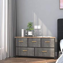 Vogga Dresser with 5 Drawers, Fabric Dresser Storage Tower