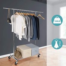 Bextsware Clothes Garment Rack On Wheels