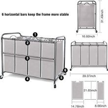 STORAGE MANIAC 4 Section Laundry Sorter