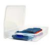 Homz Plastic Underbed Storage, Stackable Storage Bins
