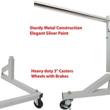 Industrial Grade Z-Base Garment Rack,