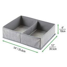 Dresser Drawer and Closet Storage Organizer Bin
