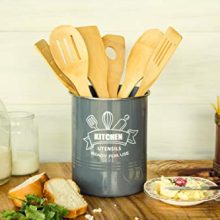 Vintage Utensil Crock to Organize Cooking Spoons